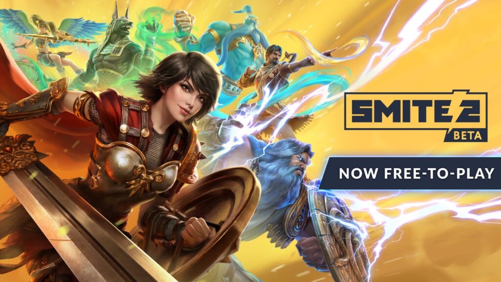 اطلاق لعبة SMITE 2 مجانا لعالم الآلهة والمعارك الملحمية