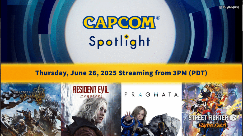 تُسلِّط شركة كابكوم الضوء على Resident Evil™ Requiem و PRAGMATA™ و Street Fighter™ 6 – السنة الثالثة و Monster Hunter Wilds™ في عرضها الجديد