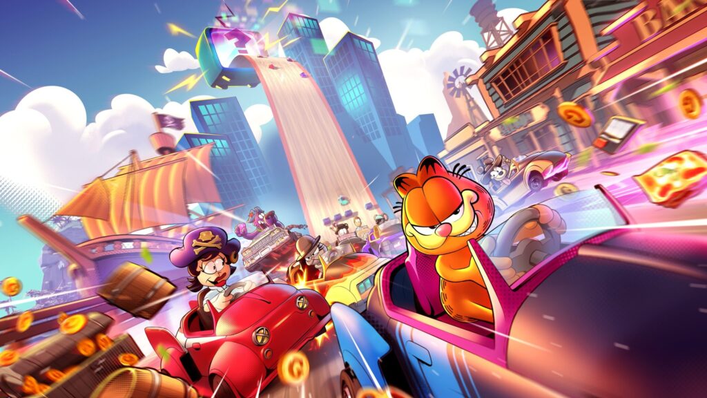 عرض جديد للعبة Garfield Kart 2 – All You Can Drift وتحديد 10 سبتمبر لإصدار اللعبة