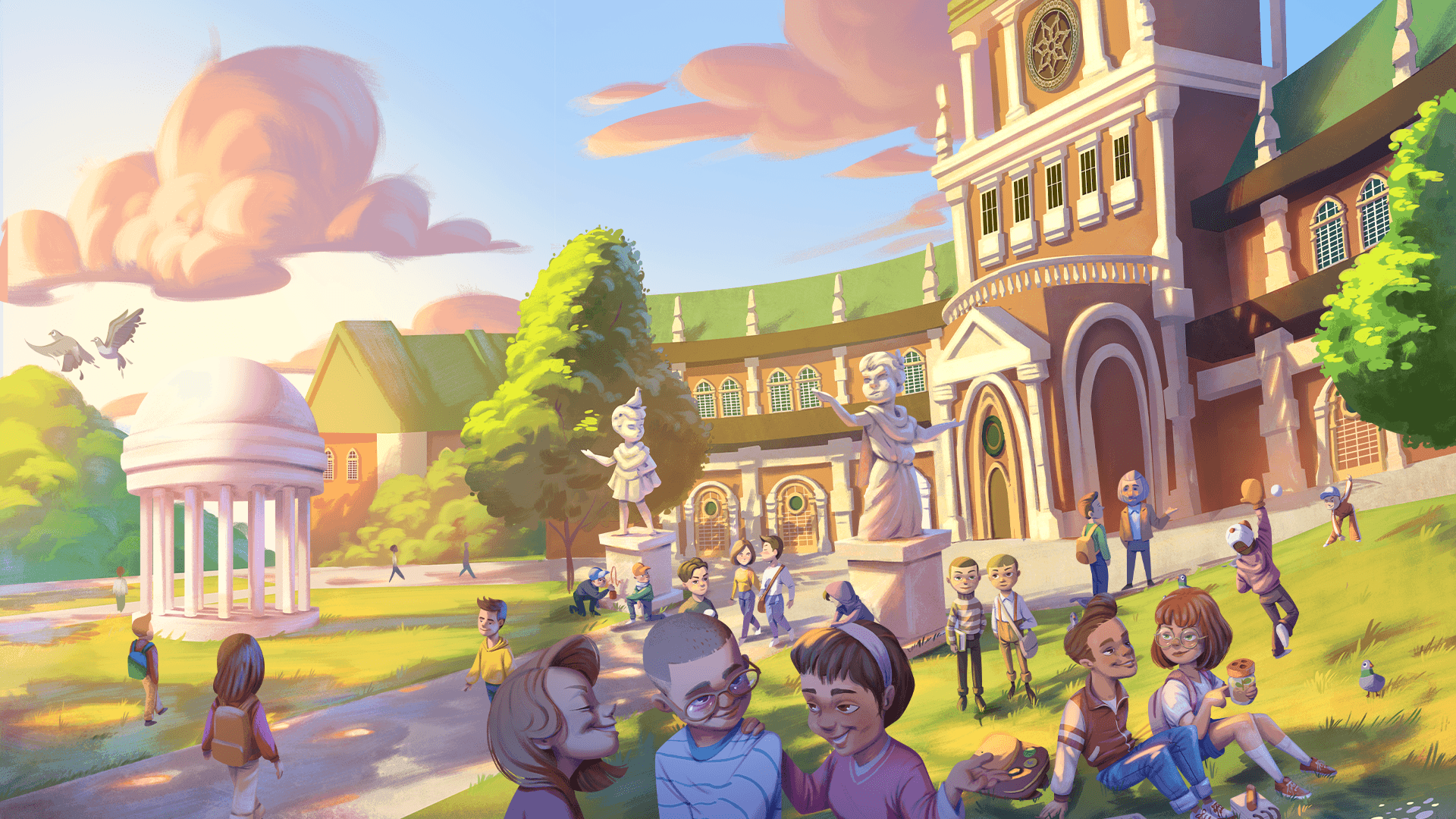 Campus Life Concept Art 06