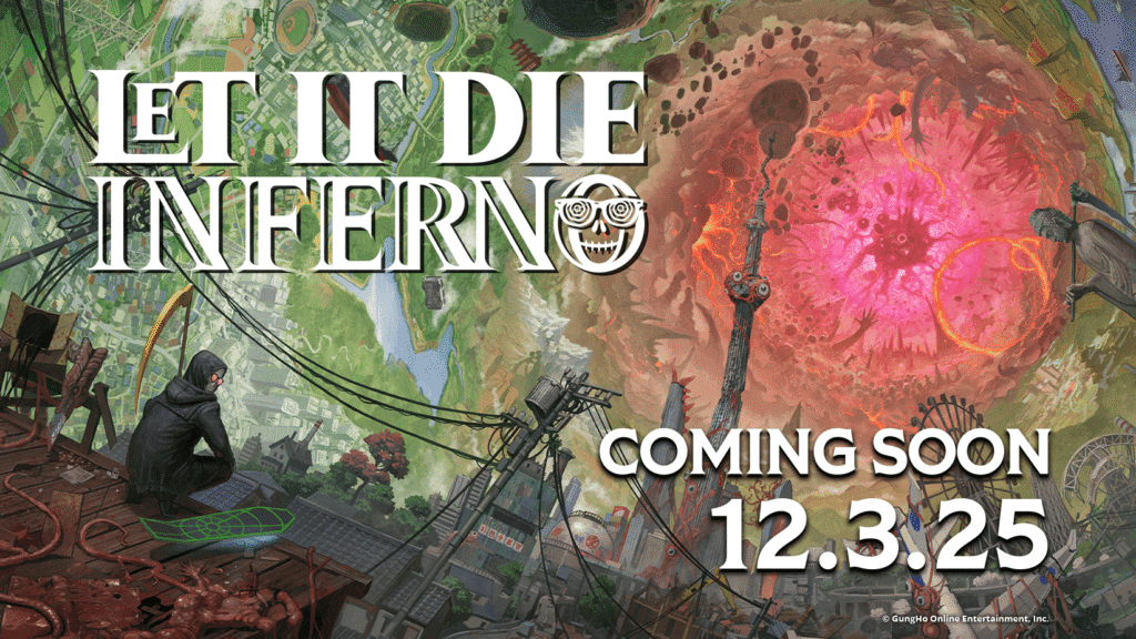 الإعلان عن لعبة LET IT DIE: INFERNO للـPS5 والـPC، والإطلاق في 3 ديسمبر