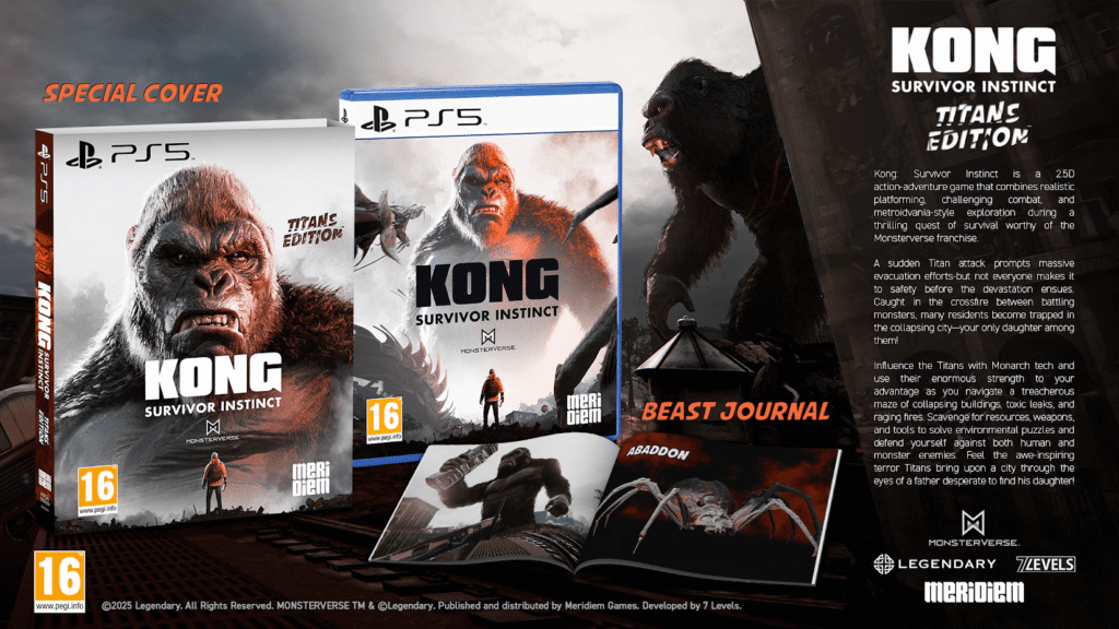 أصبحت لعبة Kong: Survivor Instinct متوفرة بنسخة فيزيائية على PlayStation 5