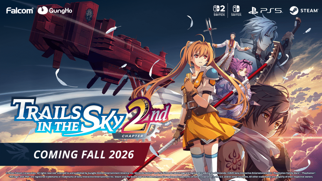 عودة إلى مملكة Liberl مع صدور Trails in the Sky 2nd Chapter في خريف 2026
