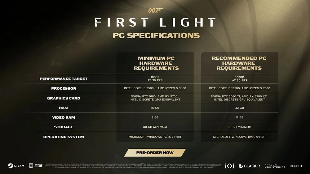 الكشف عن متطلبات تشغيل 007 First Light مع دعم DLSS 4 في اللعبة 2 007 First Light system requirements