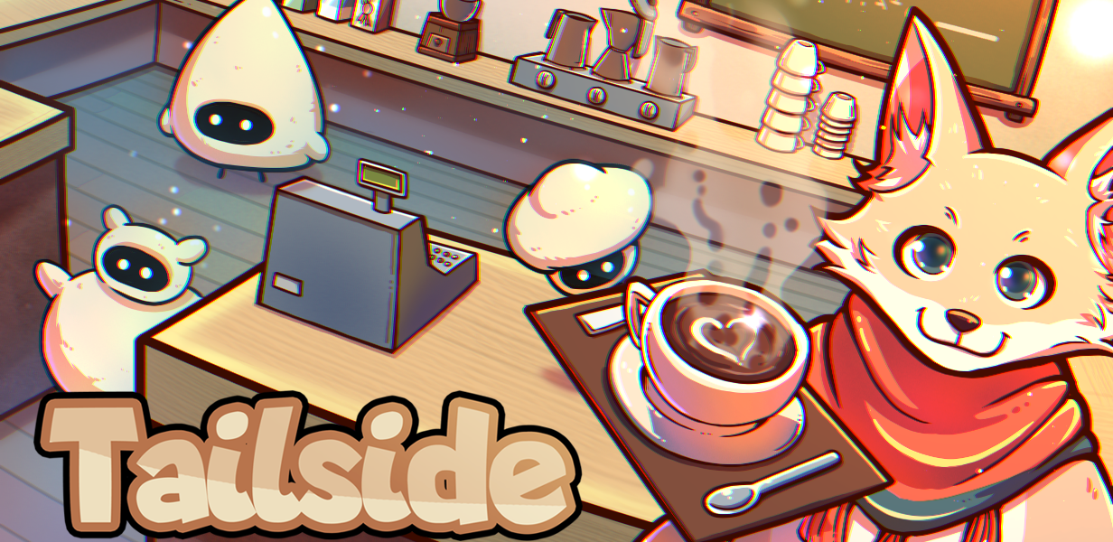 Tailside Cozy Cafe Sim key Art