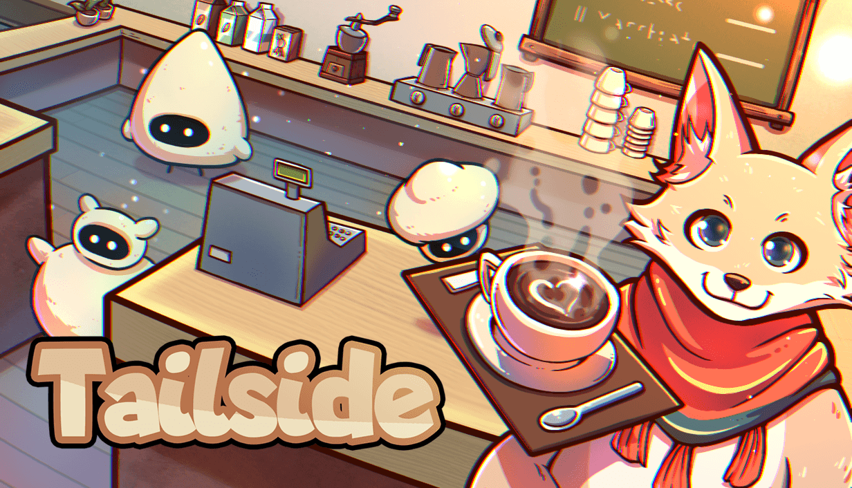 Tailside Cozy Cafe Sim key Art