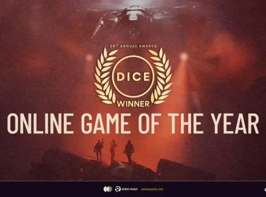 arc raiders wins online game of the year at the dice awards