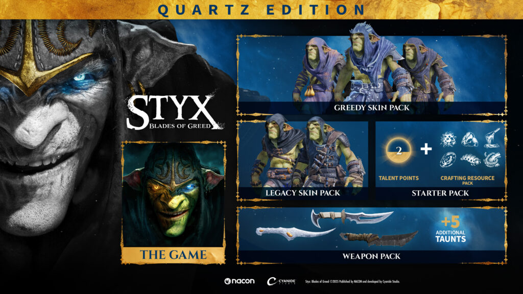 إتاحة لعبة Styx: Blades of Greed مبكرًا لمالكي نسخة Quartz قبل الإصدار الرسمي 2 ٢٠٢٦٠٢١٧ ١٧٣٨٠٩