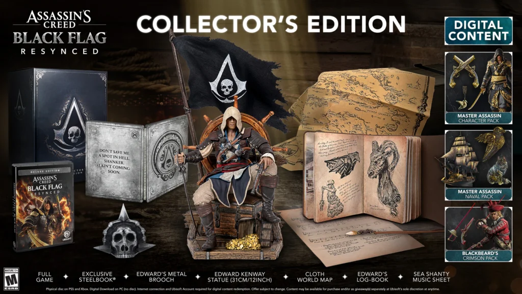 Assassins Creed Black Flag Resynced Collector Edtion