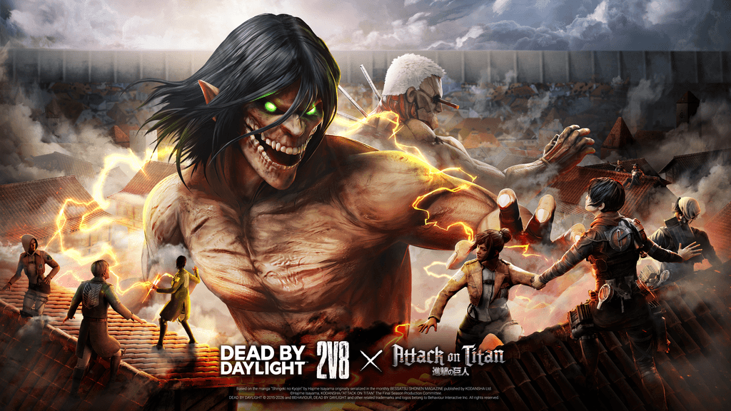 dead by daylight attack on titan