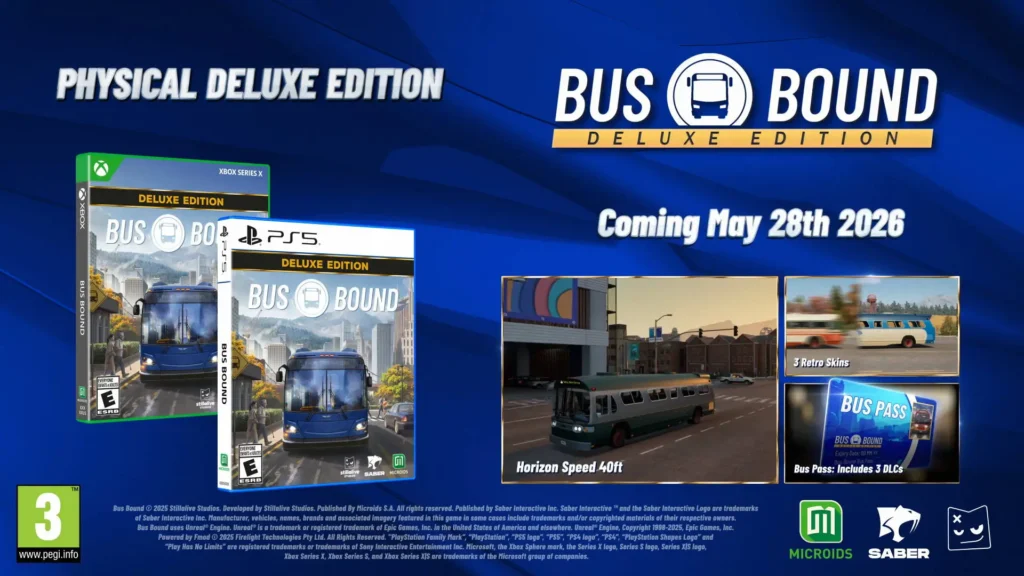 الإعلان عن الإصدار الفيزيائي للعبة Bus Bound