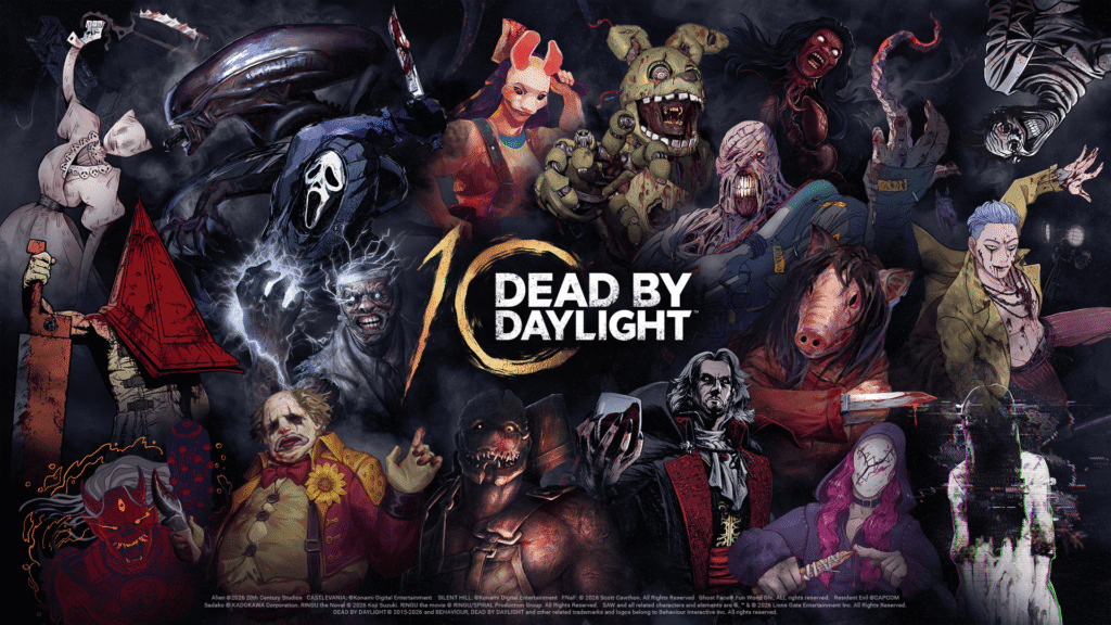 لعبة Dead by Daylight تحتفل بمرور 10 سنوات مع إعلانات ضخمة لمستقبل اللعبة