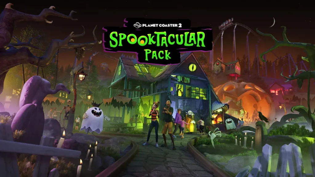 توسعة Spooktacular Pack تضيف أكثر من 700 عنصر جديد إلى Planet Coaster 2